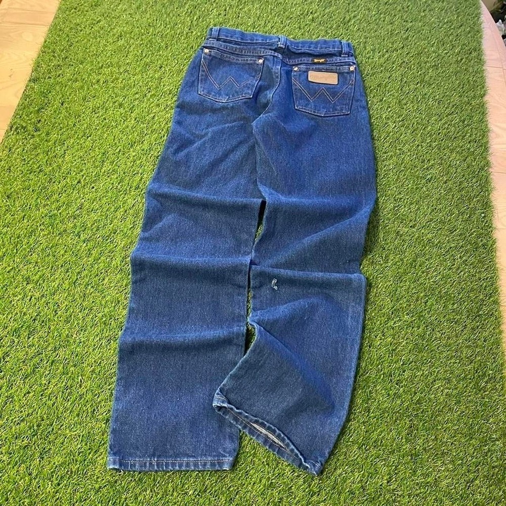 Wrangler cowboy cut blue jeans boys 16 slim fit 24x29